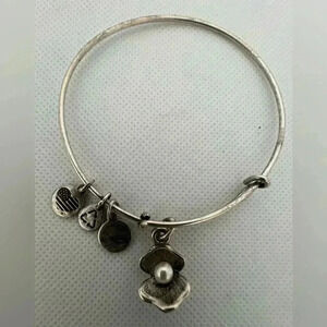 Alex and Ani | Oyster charm bracelet
